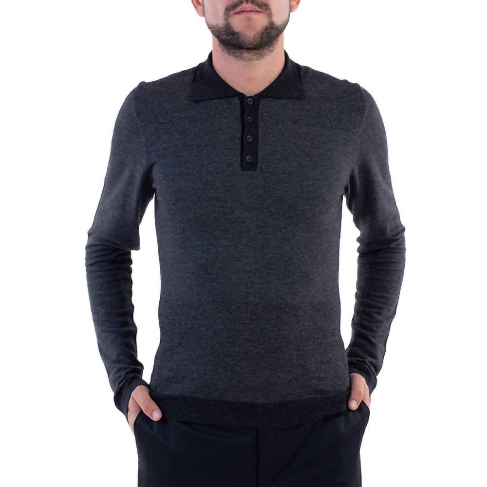 NEW ZEGNA men's long sleeve sweatshirt in grey